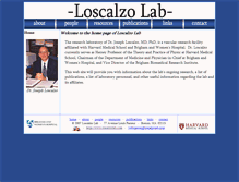 Tablet Screenshot of loscalzolab.com